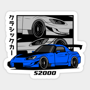 Blue S2000 JDM Sticker